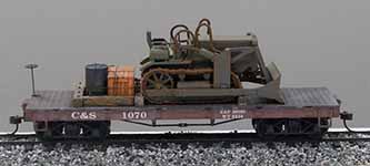 Flat Car with Load by Bruce Giersch - 2nd Place Rolling Stock Category (Novice)