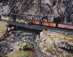 Double Track Over the Santiam by Glenn Wolfe - Color Model Photograph Category