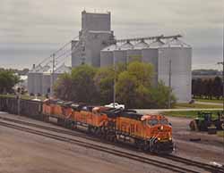 BNSF Freight Leaving Dillworth, MN by Paul Ulrich - 2nd Place - Color Prototype Photograph Category