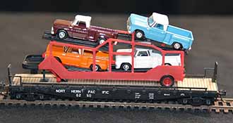 TOFC Auto Carrier by Duane Durr - Rolling Stock Display Category