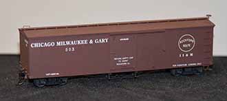 Chicago Milwaukee and Gary Furniture Car by Ken Mosny - 2nd Place - Rolling Stock Category