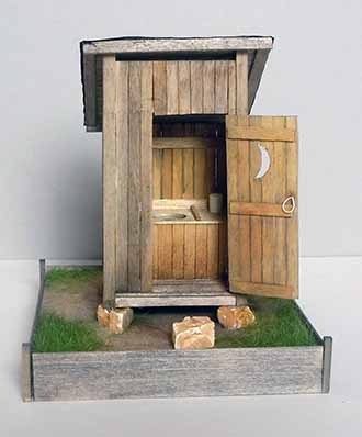 Rural Privy in G Scale - 3rd Place - Structures Category