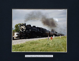 Steam Engines Bring Out the Child in All of Us by Steve Richwine, NCR - Prototype Color Photograph Category