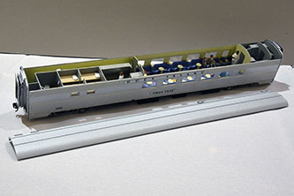 The Pullman 6 Car Exhibition Train by Richard McPherson, MWR - 1st Place - Kit Built Passenger Car Category