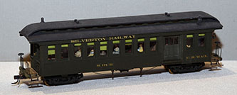 Silverton Railway Mail Car #11, by David Zolnierek, NCR - 2nd Place - Scratch Built Passenger Car Category
