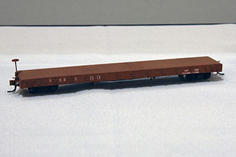 HOn3 Flat Car 40' #53 by Dave Roeder, MCoR - Scratch Built Freight Car Category