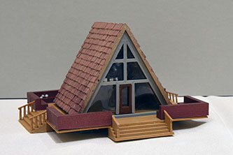 A-Frame Chalet by David Ackerman, MCoR - Scratch Built Structures Category