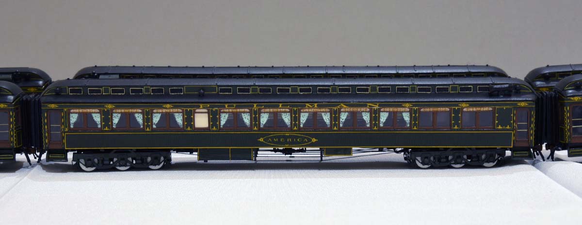 The Pullman 6 Car Exhibition Train by Richard McPherson, MWR - 1st Place - Kit Built Passenger Car Category