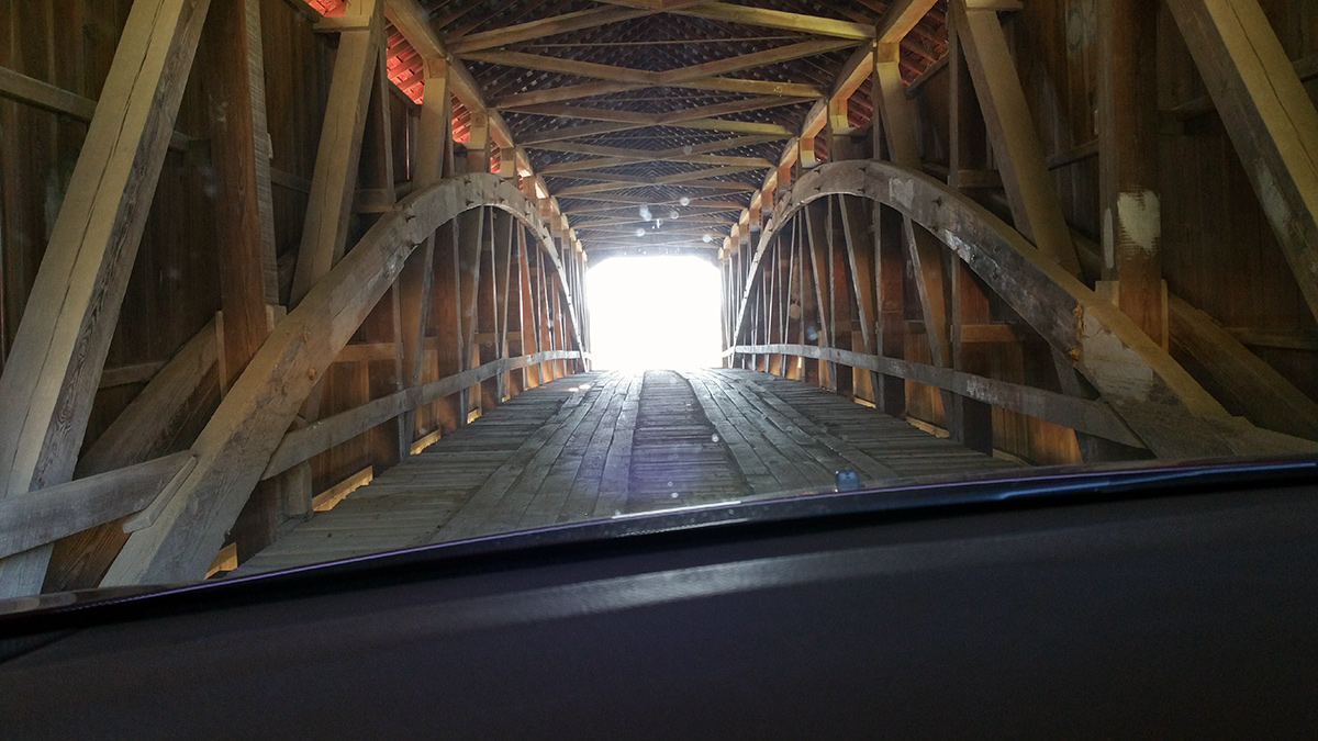 McAllister Covered Bridge - Walt Herrick Photo