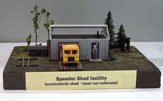Speeder Shed Facility by Dave Casey -- Display Only Structers