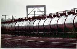 Tank Cars by Kevin Dill - B and W Prototype Photograph Category