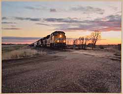 Grade Crossing at Dusk by Frank Gerry - Best in Show - Color Prototype Photograph Category