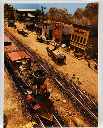 Steam Locomotive Model Color Print by Lawrence Goodridge, MCR - Model Color Photo Contest Category