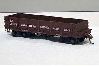 HO Gondola SNSL #1828 36 foot by Dave Roeder, MCoR - 3rd Place - Kit Built Freight Car Category