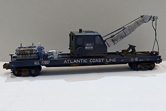 O Scale Atlantic Coast Line MOW by Lawrence Goodridge, MCR - 3rd Place - Kit Built Non-Revenue Car Category