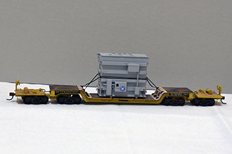QTTX #130553 Depressed Center Flatcarby Tom Cain, MWR - Kit Built Freight Car Category