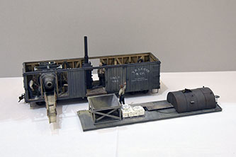 Concrete Mixing Boxcar GL&R 842 by Sam Swanson, MCR - Best in Show - Scratch Built Non-Revenue Category