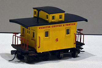 HO Caboose #1901 White Water Valley by Dave Roeder, MCoR - 1st Place - Scratch Built Caboose Category